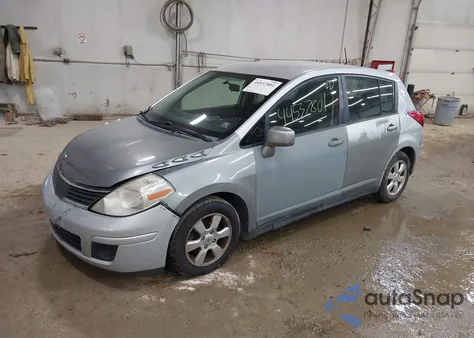 2007 Nissan Versa 1.8Sl from USA, damaged, VIN 3N1BC13E77L354370